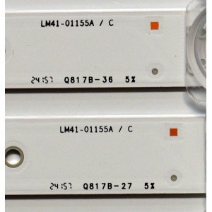 KIT DE LEDS ORIGINAL PARA TV SAMSUNG 12 PIEZAS / NUMERO DE PARTE BN96-58296A / BN96-58295A / BN96-58294A / L1_DU7K_G5_CFM_M7(1) / LM41-011574 / LM41-01156A / LM41-01155A / PANEL CY-BD075HGHV2H / DISPLAY ST7461D03-4 V2.1 / MODELO UN75DU7200BXZA