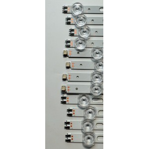KIT DE LEDS ORIGINAL PARA TV SAMSUNG 12 PIEZAS / NUMERO DE PARTE BN96-58296A / BN96-58295A / BN96-58294A / V4D7 750SMC-R0 / V4D7 750SMB-R0 / V4D7 750SMA-R0 / GS-ALZ / 58296A / 58295A / 58294A / MODELO UN75DU7200DXZA UB01 / UN75DU7200BXZA BC02