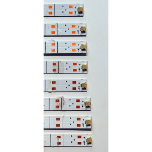 KIT DE LEDS ORIGINAL PARA TV LG 8 PIEZAS / NUMERO DE PARTE 303GC650061CD / GC65D06-ZC42AG-14CD / B005P00107387A / 2300022480 / 70401-01871 / 240116AB03 / GC650M32 / PANEL BOE650WQ1BF7D / DISPLAY HV650QUB-F7D / MODELO 65UT7570PUB / 65UT7570PUB.CUSFBH
