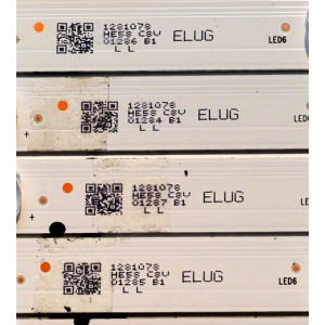 KIT DE LEDS ORIGINAL PARA TV HISENSE 8 PIEZAS / NUMERO DE PARTE LB5800N / HD580Y3U92-L8 / 2022041301 / LB5800N / HBH-L2 / 1281078 / HE58 C8V / ELUG / PANEL HD580Y3U92-L8 / DISPLAY CV580U1-T01 REV:02 / MODELO 58U6HF