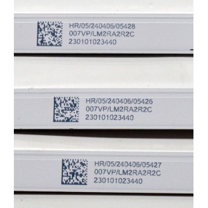 KIT DE LEDS ORIGINAL PARA TV PHILIPS 3 PIEZAS / NUMERO DE PARTE 55HR332M12AG V2 / 55HR332M12AG / 55N1 12X3 OM-C01 / HR/05/240406 / 007VP/LM2RA2R2C / 230101023440 / PANEL HK550WLEDM-JH4WH / DISPLAY PT550GT05-1 VER.2.0 / MODELO 55PUL6643/F7