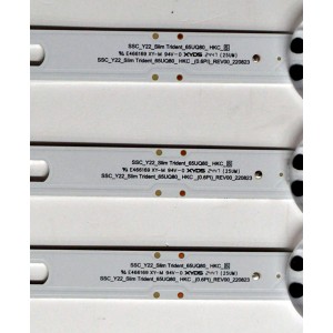 KIT DE LEDS ORIGINAL PARA TV LG 8 PIEZAS / NUMERO DE PARTE EAV65053201 / SSC_Y22_SLIM TRIDENT_65UQ80_HKC_S / SSC_Y22_SLIM TRIDENT_65UQ80_HKC_0.6PI_REV00_220823 / HKC650V0_D / PANEL NC650TQG-VHKH5 / DISPLAY PT650GT01-4 VER.1.0 / MODELO 65UQ7070ZUE.BUSULKR