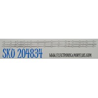KIT DE LEDS ORIGINAL PARA TV VIZIO 3 PIEZAS / NUMERO DE PARTE GJVIZIO433X14VS33 / GJVIZI0433X14VS33 / LB-GM3030-GJVIZIO433X14VS33-S / LB-GM3030-GJVIZI0433X14VS33-S / 210BZ14D0B334BHC0X / PANEL TPT430WR-QVN03.U / DISPLAY T430QVN03.T / MODELO VQD43M-0801