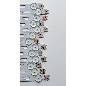 KIT DE LEDS ORIGINAL PARA TV SAMSUNG 80 PIEZAS / NUMERO DE PARTE BN96-56745A / V3Q8-980SM0-R0 / HBH-H1 / 98U635 / 56745A / PANEL CY-TC098FKEV1H / DISPLAY HV980QUB-S1A / MODELO QN98Q80CDFXZA / QN98Q80CDFXZA BA02
