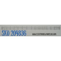 KIT DE LEDS ORIGINAL PARA TV SCEPTRE 3 PIEZAS / NUMERO DE PARTE JJ-0668-D50031501BM-S / 1.17.01.0000305-000 / M215A4W50J1 / 240903JA1 / PANEL MDHF500QUB-F20 / DISPLAY HF500QUB-F20 / MODELO U515CV-UMRD