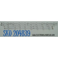 KIT DE LEDS ORIGINAL PARA TV SAMSUNG 4 PIEZAS / NUMERO DE PARTE BN96-58287A / BN96-58286A / JL.D550I1330-408AR-M_V18 / JL.D550I1330-408AL-M_V18 / 58287A / 58286A / PANEL CY-BD055HGXVDH / DISPLAY LC550EQC (SS)(A4) / MODELO UN55DU7200BXZA SF14