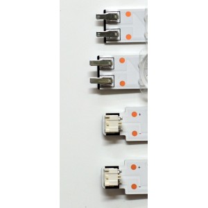 KIT DE LEDS ORIGINAL PARA TV SAMSUNG 4 PIEZAS / NUMERO DE PARTE BN96-58287A / BN96-58286A / JL.D550I1330-408AR-M_V18 / JL.D550I1330-408AL-M_V18 / 58287A / 58286A / PANEL CY-BD055HGXVDH / DISPLAY LC550EQC (SS)(A4) / MODELO UN55DU7200BXZA SF14