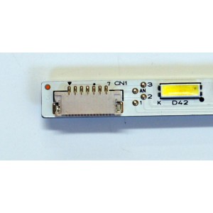LED ORIGINAL PARA TV PHILIPS 1 PIEZA / NUMERO DE PARTE UDULED0SM008 / UDULED0SM008 REV.A / 32" 14S3P (SLED) / PANEL U24F1XH / MODELO 32PFL1904/F7