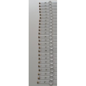 KIT DE LEDS ORIGINAL PARA TV ONN 24 PIEZAS / NUMERO DE PARTE 4708-K98WDK-A2113N11 / XRJ1060 / SLC04708RA0 / K980WDK / 112412-98411011 / K980WDK41 / N2-240815-3220H633 / PANEL K980WDK41 / DISPLAY SG9751D01-1 VER.2.1 / MODELO 100146865 98"