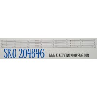 KIT DE LEDS ORIGINAL PARA TV ONN 5 PIEZAS / NUMERO DE PARTE 303KG550001D / 303KG550002D / KG55D08A-ZC42AG-02D / KG55D08B-ZC42AG-01D / 2010106569 / 7839-102012 / BMTC / KG550M04 / KG550M03 / PANEL K550WDGF / DISPLAY LC550EQC / MODELO 100012586 55"