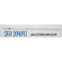 KIT DE LEDS ORIGINAL PARA TV PHILIPS 2 PIEZAS / NUMERO DE PARTE 303TC550083D / TCL55D15-ZC42AG-05D / 4L-ZX055T-ZC031C / 240824AB09 / TC550MA8 / PANEL LVU550CSDX E1138 / DISPLAY ST5461D12-8 VER.2.2 / MODELO 55PUL7552/F7 / 55PUL7552/F7 E