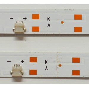 KIT DE LEDS ORIGINAL PARA TV VIZIO 2 PIEZAS / NUMERO DE PARTE 303HX430051CD / HFSX43D10-ZC42AG-09CD / B005P00108211A / 2300023151 / 70401-01850 / 240809AB04 / GC430M70 / PANEL BOEI430WU1 / DISPLAY HV430FHB-F91 / MODELO VFD43M-0804 / VFD43M-0804 LBVFU6JA