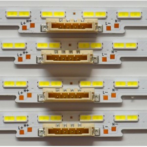 KIT DE LEDS ORIGINAL PARA TV SAMSUNG 4 PIEZAS / NUMERO DE PARTE LM41-01046A / L1_AU8/9K / G5_DFM_S42(2) / R1.1_V1B_100 / LM41-01046A/C / PANEL CY-SA075HGHV1H / DISPLAY ST7461D01-7 VER.2.1 / BN96-54531A / BN9654531A / MODELO UN75AU8000BXZA CA05