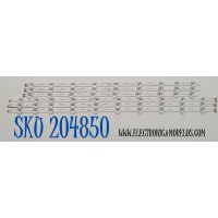 KIT DE LEDS ORIGINAL PARA TV SAMSUNG 6 PIEZAS / NUMERO DE PARTE BN96-58291A / BN96-58289A / 65RR00 / 65LR00 / 58291A / 58289A / PANEL CY-BD065HGSV2H / DISPLAY JR645R3HD1K / MODELO UN65DU7200BXZA / UN65DU7200BXZA UB01