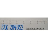 KIT DE LEDS ORIGINAL PARA TV SELECT SERIES ROKU 2 PIEZAS / NUMERO DE PARTE 303IN400040D / INN40D07-ZC42AG-09D / B351B0000 / 59CAB0LB / 00GV25 / MODELO 40R3BX