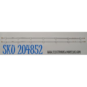 KIT DE LEDS ORIGINAL PARA TV SELECT SERIES ROKU 2 PIEZAS / NUMERO DE PARTE 303IN400040D / INN40D07-ZC42AG-09D / B351B0000 / 59CAB0LB / 00GV25 / MODELO 40R3BX