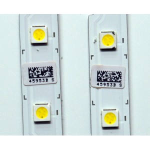 KIT DE LEDS ORIGINAL PARA TV SAMSUNG 2 PIEZAS / NUMERO DE PARTE BN96-45953B / LM41-00630A / 45953B / L1_NU7.1/7.3 / D9_CDM_S19(2) / R1.2_S1C_100 / PANEL CY-CN049HGLV2H / DISPLAY LSF490FN06-L02 / BN96-39044D / MODELO UN49NU6300FXZA / UN49NU6300FXZA FA01