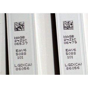 KIT DE LEDS ORIGINAL PARA TV LG 22 PIEZAS / NUMERO DE PARTE EAV65088101 / EAV65088201 / SSC_Y23 SLIM TRIDENT_86UR90_LGD_A_S / SSC_Y23 SLIM TRIDENT_86UR90_LGD_B_0.6PI_REV00_220714 / PANEL NC860TQE-AAMH1 / DISPLAY LC860DQQ / MODELO 86UT7550AUA.BUSYLKR