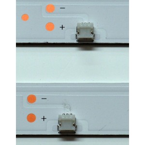 KIT DE LEDS ORIGINAL PARA TV HISENSE  2 PIEZAS / NUMERO DE PARTE JL.D580G1330-003AS-M / JL.D580G1330-003AS-M_V02 / HD580H1U91-T0L1 / 2023121201 / 2023121201 / 1400348500 / 2204 230631 / PANEL HD580H1U91-T0L1/ROH / DISPLAY CV580U4-L01 / MODELO 58R6E5