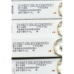 KIT DE LEDS ORIGINAL PARA TV VIZIO 20 PIEZAS / NUMERO DE PARTE GJVIZIOM65Q710X18 / LB-GM3030-GJVIZIOM65Q710X18-R-1-S / LB-GM3030-GJVIZIOM65Q710X18-L-1-S / GJVIZI0M65Q710X18 / PANEL TPT650WR-R3HA.P / DISPLAY JR645R3HA3L / MODELO M65Q7-J01 LTYRH2LX
