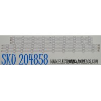 KIT DE LEDS ORIGINAL PARA TV SAMSUNG 6 PIEZAS / NUMERO DE PARTE BN96-58291A / BN96-58289A / VAD7-65S0SMA-R0 / VAD7-65S0SMB-R0 / 58291A / 58289A / PANEL CY-BD065HGHV2H / DISPLAY ST6451D06-1 V2.1 / MODELO UN65DU7200DXZA / UN65DU7200DXZA CC03