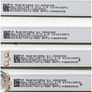 KIT DE LEDS ORIGINAL PARA TV HISENSE 10 PIEZAS / NUMERO DE PARTE 303KG650002 / 303KG65001 / KG65D6B-ZCAG-01 / KG65D6A-ZCAG-01 / K650WDF A4 / 4708-K65WDF-A4113N31 / 4708-K65WDF-A4113N21 / PANEL K650WDF / DISPLAY LC650EQQ (SM)(A3) / MODELO 65R6E4