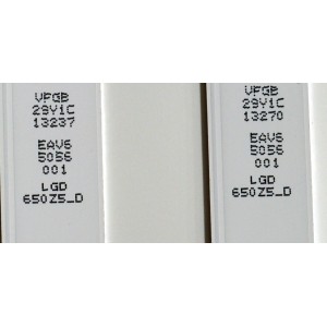 KIT DE LEDS ORIGINAL PARA TV LG 8 PIEZAS / NUMERO DE PARTE EAV65056001 / SSC_Y24_SLIM_TRIDENT_65UT80_LGD_S / SSC_Y24_SLIM_TRIDENT_65UT80_LGD_(0.6PI)_REV00 / LGD 650Z5_D / PANEL NC650TQG-AAKHA / DISPLAY LC650EQC (SP) (A1) / MODELO 65UT7550AUA.BUSYLKR