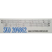 KIT DE LEDS ORIGINAL PARA TV TCL 4 PIEZAS / NUMERO DE PARTE 65HR332M09A4 / 65HR332M08B4 / 65HR332M09A4 V4 / 65HR332M08B4 V4 / 65S11 PRO 8X2 B-C01 / 65S11 PRO 9X2 A-C01 / 02UJ8/LS7C10U3B / PANEL LVU650NDAL / DISPLAY ST6451D06-3 VER.2.1 / MODELO 65S41BR