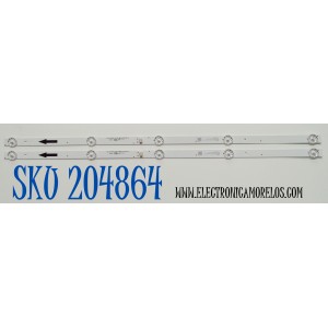 KIT DE LEDS ORIGINAL PARA TV PHILIPS 2 PIEZAS / NUMERO DE PARTE A32-ZX3030-2X5YH-M0KA / A32-ZX3030-2X5YH-M0KA-20230719 / 4L-ZX032T-YH007X / 240912-22LD3 / PANEL LVF320CSDX E1396 / DISPLAY ST3151B07-1 VER.2.1 / MODELO 32PFL6573/F7