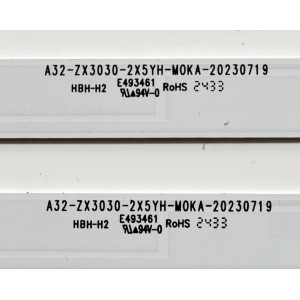 KIT DE LEDS ORIGINAL PARA TV PHILIPS 2 PIEZAS / NUMERO DE PARTE A32-ZX3030-2X5YH-M0KA / A32-ZX3030-2X5YH-M0KA-20230719 / 4L-ZX032T-YH007X / 240912-22LD3 / PANEL LVF320CSDX E1396 / DISPLAY ST3151B07-1 VER.2.1 / MODELO 32PFL6573/F7