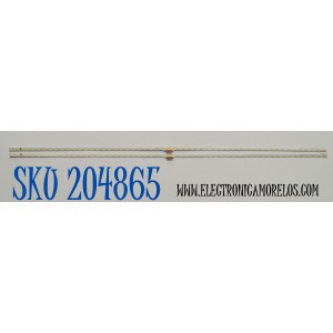 KIT DE LEDS ORIGINAL PARA TV SAMSUNG 2 PIEZAS / NUMERO DE PARTE BN96-50380A / V0T8-650SM0-R0 / 50380A / PANEL CY-NT065HGAV1H / DISPLAY T650QVN08.C / BN96-50242A / MODELO UN65TU850DFXZA / GU65TU8509UXZG / UN65TU8500FXZC / UN65TU850D / UA65TU8500KXXV 