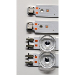 KIT DE LEDS ORIGINAL PARA TV SAMSUNG 4 PIEZAS / NUMERO DE PARTE BN96-58284A / BN96-58285A / LM41-01145A / LM41-01146A / L1_DU7K_E0_CFM_L7(1) / L1_DU7K_E0_CFM_R9(1) / 58284A / 58285A / PANEL CY-BD050HGNV2H / DISPLAY V500DJ7-QE1 / MODELO UN50DU7200DXZA DC02