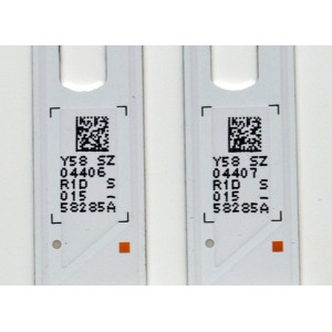 KIT DE LEDS ORIGINAL PARA TV SAMSUNG 4 PIEZAS / NUMERO DE PARTE BN96-58284A / BN96-58285A / LM41-01145A / LM41-01146A / L1_DU7K_E0_CFM_L7(1) / L1_DU7K_E0_CFM_R9(1) / 58284A / 58285A / PANEL CY-BD050HGNV2H / DISPLAY V500DJ7-QE1 / MODELO UN50DU7200DXZA DC02