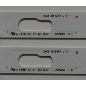KIT DE LEDS ORIGINAL PARA TV SAMSUNG 4 PIEZAS / NUMERO DE PARTE BN96-58284A / BN96-58285A / LM41-01145A / LM41-01146A / L1_DU7K_E0_CFM_L7(1) / L1_DU7K_E0_CFM_R9(1) / 58284A / 58285A / PANEL CY-BD050HGNV2H / DISPLAY V500DJ7-QE1 / MODELO UN50DU7200DXZA DC02