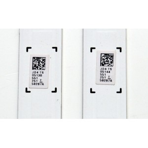 IT DE LEDS ORIGINAL PARA TV SAMSUNG 4 PIEZAS / NUMERO DE PARTE BN96-58286A / BN96-58287A / DU7K_SVC550FK7_L / DU7K_SVC550FK7_R / TYPE_REV1.0_231102 / 58286A / 58287A / PANEL CY-BD055HGXV2H / DISPLAY LC550EQC (SP)(A3) / MODELO UN55DU7200BXZA WB01