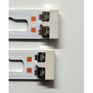 KIT DE LEDS ORIGINAL PARA TV SAMSUNG 4 PIEZAS / NUMERO DE PARTE BN96-58286A / BN96-58287A / 55RR00 / 55LR00 / 58286A / 58287A / PANEL CY-BD055HGXV2H / DISPLAY LC550EQC (SP)(A3) / MODELO UN55DU7200BXZA / UN55DU7200BXZA WB01