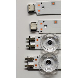 KIT DE LEDS ORIGINAL PARA TV SAMSUNG 4 PIEZAS / NUMERO DE PARTE BN96-58284A / BN96-58285A / DU7K_SVC500AN9-R / DU7K_SVC500AN9-L / TYPE_REV1.0_231102 / 58284A / 58285A / PANEL CY-BD050HGNV2H / DISPLAY V500DJ7-QE1 / BN96-52422A / MODELO UN50DU7200DXZA DC02