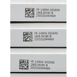 KIT DE LEDS ORIGINAL PARA TV WESTINGHOUSE / NUMERO DE PARTE 261501013351 / 06-43T680-3030-0D35-3X7-V1-210413 / 180L3M30-B / 230101044460 / PANEL HK430WLEDM-JHYYH / DISPLAY PT430GT03-1 VER.1.0 / MODELO WR43UT4212