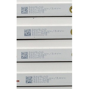 KIT DE LEDS ORIGINAL PARA TV SELECT SERIES ROKU 4 PIEZAS / NUMERO DE PARTE  30355012008D / LED55D12A-ZC65AG-11D / 240716AB11 / 5500M015 / DISPLAY V550DJ2-Q01 REV.D1 / MODELO 55R4AX