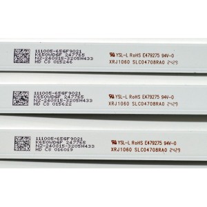 KIT DE LEDS ORIGINAL PARA TV ONN 10 PIEZAS / NUMERO DE PARTE 4708-K65DGF-A7113N11 / K650WDGF A7 / XRJ1060 / SLC04708RA0 / 111005-65GF9021 / N2-240815-3205H433 / PANEL K650WDGF / DISPLAY HV650QUB-F70 / MODELO 100012587 65"