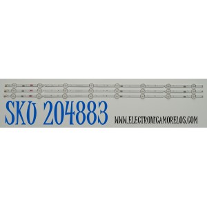 KIT DE LEDS ORIGINAL PARA TV SAMSUNG 3 PIEZAS / NUMERO DE PARTE BN96-46569A / 39.5" FHD 180212-JEDI 2 - 6.2 / 2.3 - R00 / 39.5" FHD 180212-JEDI2-6.2/2.3-R00 / 46599A / PANEL CY-JN040BGNV4H / DISPLAY V400HJ6-PE1 CA / MODELO HG40NJ470MFXZA DA01