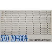 KIT DE LEDS ORIGINAL PARA TV LG 12 PIEZAS / NUMERO DE PARTE 6916L-1743B / 6916L-1630B / 6916L-1741A / 6916L-1629A / 55" V14 SLIM DRT REV0.0 1 R1-TYPE / 55" V14 SLIM DRT REV0.0 1 L2-TYPE / PANEL LC550DUH (PG)(F1) / MODELO 55LB7200-UB.BUSWLJR