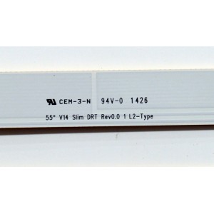 KIT DE LEDS ORIGINAL PARA TV LG 12 PIEZAS / NUMERO DE PARTE 6916L-1743B / 6916L-1630B / 6916L-1741A / 6916L-1629A / 55" V14 SLIM DRT REV0.0 1 R1-TYPE / 55" V14 SLIM DRT REV0.0 1 L2-TYPE / PANEL LC550DUH (PG)(F1) / MODELO 55LB7200-UB.BUSWLJR