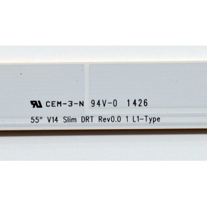 KIT DE LEDS ORIGINAL PARA TV LG 12 PIEZAS / NUMERO DE PARTE 6916L-1743B / 6916L-1630B / 6916L-1741A / 6916L-1629A / 55" V14 SLIM DRT REV0.0 1 R1-TYPE / 55" V14 SLIM DRT REV0.0 1 L2-TYPE / PANEL LC550DUH (PG)(F1) / MODELO 55LB7200-UB.BUSWLJR