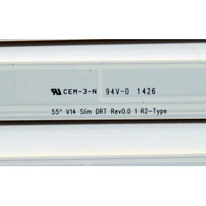 KIT DE LEDS ORIGINAL PARA TV LG 12 PIEZAS / NUMERO DE PARTE 6916L-1743B / 6916L-1630B / 6916L-1741A / 6916L-1629A / 55" V14 SLIM DRT REV0.0 1 R1-TYPE / 55" V14 SLIM DRT REV0.0 1 L2-TYPE / PANEL LC550DUH (PG)(F1) / MODELO 55LB7200-UB.BUSWLJR
