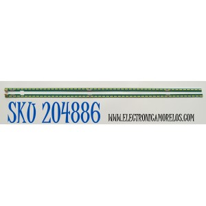 KIT DE LEDS ORIGINAL PARA TV LG 2 PIEZAS / NUMERO DE PARTE 6916L-2298A / 6916L-2297A / 49" V15.5 ART3 UD REV 0.3 6 L-TYPE / 49" V15.5 ART3 UD REV 0.3 6 R-TYPE / 6916L2298A / 6916L2297A / PANEL LC490EGE (FH)(M1) / MODELO 49UF6430-UB.AUSYLJR