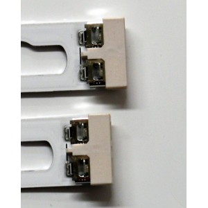 KIT DE LEDS ORIGINAL PARA TV SAMSUNG 4 PIEZAS / NUMERO DE PARTE BN96-58282A / BN96-58283A / JL.D430E1330-408AL-M_V11 6.0 / JL.D430E1330-408AR-M_V11 6.0 / 58282A / 58283A / PANEL CY-BD043HGAV2H / DISPLAY T430QVN03.P / MODELO UN43DU7200DXZA AB06