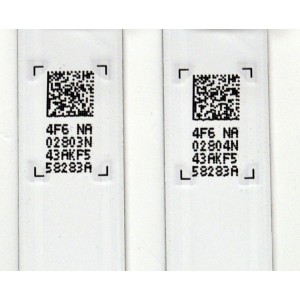 KIT DE LEDS ORIGINAL PARA TV SAMSUNG 4 PIEZAS / NUMERO DE PARTE BN96-58282A / BN96-58283A / JL.D430E1330-408AL-M_V11 6.0 / JL.D430E1330-408AR-M_V11 6.0 / 58282A / 58283A / PANEL CY-BD043HGAV2H / DISPLAY T430QVN03.P / MODELO UN43DU7200DXZA AB06