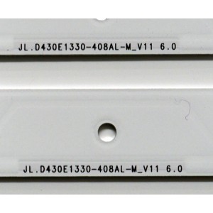 KIT DE LEDS ORIGINAL PARA TV SAMSUNG 4 PIEZAS / NUMERO DE PARTE BN96-58282A / BN96-58283A / JL.D430E1330-408AL-M_V11 6.0 / JL.D430E1330-408AR-M_V11 6.0 / 58282A / 58283A / PANEL CY-BD043HGAV2H / DISPLAY T430QVN03.P / MODELO UN43DU7200DXZA AB06
