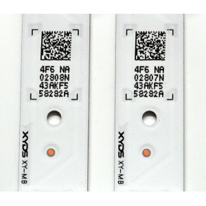 KIT DE LEDS ORIGINAL PARA TV SAMSUNG 4 PIEZAS / NUMERO DE PARTE BN96-58282A / BN96-58283A / JL.D430E1330-408AL-M_V11 6.0 / JL.D430E1330-408AR-M_V11 6.0 / 58282A / 58283A / PANEL CY-BD043HGAV2H / DISPLAY T430QVN03.P / MODELO UN43DU7200DXZA AB06